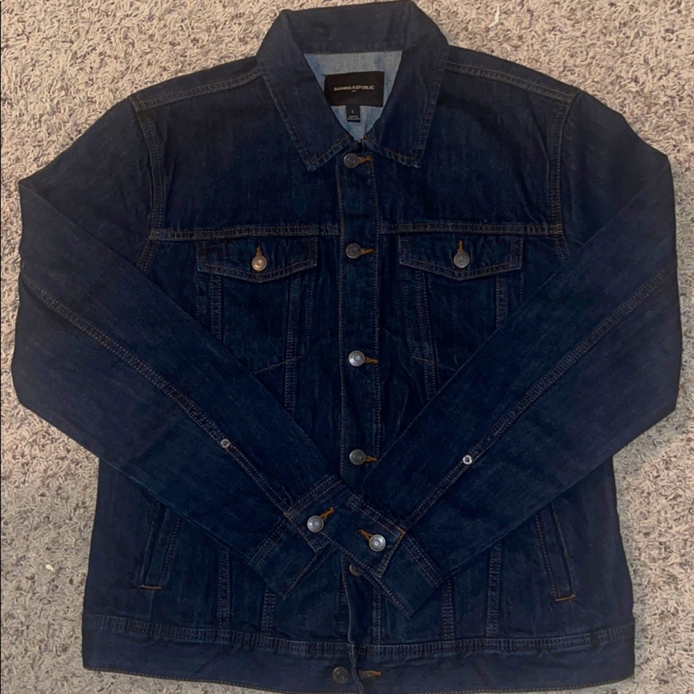 Brand New Banana Republic Jeans Jacket Men size L